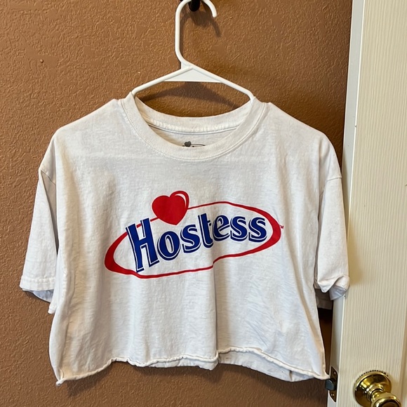 Dolls Kill Tops - Hostess Cropped TShirt